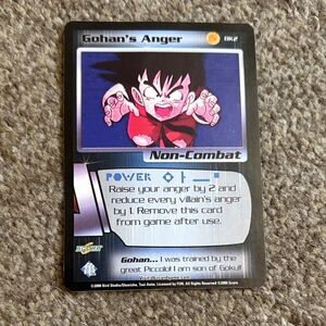 DragonBall Z- Gohan's Anger Trading Card